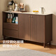 Quanyou Home New Chinese sideboard wine cabinet living room home entrance cabinet kitchen tableware storage storage locker cupboard