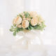 手捧花新娘韩式婚礼结婚领证仿真花束森系婚纱摄影拍照道具手捧花 香槟欧式