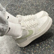耐克（NIKE）女鞋新款AF1白紫空军一号轻便百搭低帮防滑耐磨板鞋运动休闲鞋 IB3881-001白绿 35.5