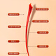 Juhetai Sélectionné des cadeaux de safran Gifts du Nouvel An Festival des marchandises pour la mère, la petite amie, les personnes âgées, les personnes âgées et les personnes âgées en bonne santé Nutritional Boîte à cadeaux (10 tubes 5 grammes) Cadeaux haut de gamme rouges classiques pour visiter des parents en visite