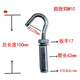 FANCYCHIC wholesale galvanized iron expansion hook hook with hook expansion screw hook ceiling hook hook expansion hook 681012 M10 expansion hook 40 pieces