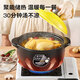 Persson casserole soup pot health pot high temperature resistant non-cracking ceramic stew pot household gas stew pot yellow lid 5L
