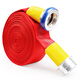 Fire hose 13-65-20/25 red polyurethane rubber lined high pressure wear-resistant thickened 2.5/3 inch water pipe DN50 16-65-20 red hose separate hose