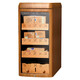 Weijiade cigar cabinet constant temperature and humidity control cigar humidification cabinet inverter compressor energy-saving air-cooled frost-free cedar wood mellow maintenance wood grain brown inverter model cedar wood 600-900 pieces