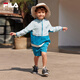 FILA Children's Clothing Children's Sun Protection Clothing 2025 Summer New Men's and Women's Medium and Large Children's Lightweight Jacket Light Blue-LB 110