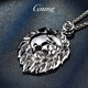GsunG platinum PT950 retro lion head pendant men's lion pendant platinum domineering lion head pendant chain pendant Price by gram, please contact customer service before bidding