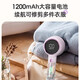 Chigo Hair Ball Trimmer, Clothes Hair Ball Shaving Device, Hair Removal, Shaving, Hair Removal, Shaving, Shearing, Suction and Pilling for Sweaters, Household Artifact, Pink Purple, Three-speed Digital Display, Comes with 1 Blade