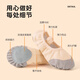 Aiwugo lace-free dance shoes soft sole wear-resistant performance training shoes for children and girls dance ballet shoes flesh color 31