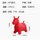 Jumping horse, 1-3 years old, children's inflatable toy with music, enlarged and thickened leather horse, baby riding, jumping deer mount, ordinary horse (without music), random color