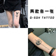 No. 1 Phoenix Compass Herbal Tattoo Sticker Semi-Domineering Flower Arm Wrist Cover Scar Dark Waterproof Long-lasting Tattoos for Men and Women Navigator Set of 8 Herbal Tattoo Stickers