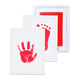 Haiyiduo baby no-wash ink pad hand and foot ink pad special ink ink for newborn baby baby birthday commemorative gift no-wash ink pad red large (2 cards)