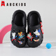 ABC KIDS children's clogs boys cartoon Ultraman sandals baby outdoor sandals men 8629 black 40-41