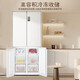 Haier refrigerator produces 516 ultra-thin zero-embedded 490-liter four-door cross-door bottom cooling first-class energy efficiency large capacity Leader home refrigerator with national subsidy 594mm professional ultra-thin zero-embedded + EPP clean system + oxygen-blocking dry and wet storage