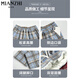 Cotton Wowen Plaidhose für Frauen im Frühjahr und Herbst New Lose Wide-Big High-T-T-T-Sport- und Freizeithosen 687 Marineblau [hohe Qualität ohne Fleece] 2xl 135-150Jin [Jin entspricht 0,5 kg]