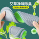 Foot print tribe nano deodorant insoles for men, sweat-absorbent, deodorant, breathable, special soft elastic leather insoles for sweaty feet, comfortable for long standing and not tiring for women, 2 pairs - green gray nano deodorant-sweat-absorbent and breathable, size 4142, the size is too small, it is recommended to take a larger size