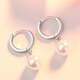 Guanpuge Fat Donglai same style pt950 platinum pearl earrings PT950 women's natural freshwater platinum earrings diamond 520 free diamond-encrusted pearl earrings