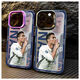 Xinni convient au c coérophe de téléphone mobile Ronaldo Gesture Apple 16pro / 14/13/12/11/15Promax / Anti-Fall 7p / xs Mobile Phone Color Color Silver Cherry Blossom Powder-Cy673c Ronaldo Mobile Phone Gesture Apple 14pro