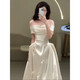 Osef Morning Robe Bride Свадебное обручальное платье фото платье атласное французское легкое свадебное платье одно плечо для студенческого дня для взрослых подарок S