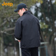JEEP Jeep Men's Jacket Fashion Trend Versatile Stand Collar Outdoor Casual Sports Jacket Men Black L