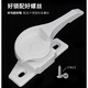 Masfor window lock, plastic steel window sliding door accessories, crescent lock, aluminum alloy door and window lock buckle, old sliding door lock (2 pcs/pack), right crescent + long hook