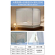 Mercury Home Textiles Upgraded Class A household baby anti-fall fence mosquito net with three doors 180*200 glacier gray