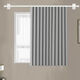 Bedroom curtain blackout, punch-free telescopic rod, a complete set of bay window sunshade hooks, small windows, short curtains, fresh black iron gray, free telescopic rod, curtain width 150cm*height 150cm, single opening/complete set