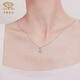 Chinese jewelry platinum pendant for women PT950 platinum dolphin pendant as a New Year, Valentine's Day and birthday gift for girlfriend and wife, about 1.02 grams without chain