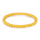Dream Jinyuan Gold Bracelet Ping An Xile Football Gold Square Bracelet Ancient Transport Bead Bracelet Women's Style