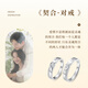 Seven rings for couples, a pair of rings, pure silver 999, high-end, live mouth-adjustable commemorative gift for girlfriend and wife