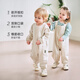 Babylove clearance baby jumpsuit spring and autumn male and female baby harem clothes home crawling clothes casual outing clothes versatile spring clothes birch white 100cm