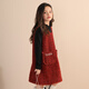 LUSON Chen Dazhu Girls' Tank Top Dress 2025 Autumn and Winter New New Year's Eve Dress Children's Dress Red