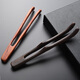 Jinge ebony tea clip solid wood cup clip Kung Fu tea set tea ceremony accessories for the whole family tea cup tweezers cup washing clip ebony one-piece tea clip
