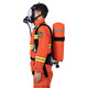 Zhizhen positive pressure air respirator fire mask fire escape rescue full face mask 6.8L respirator G-F-20 (industrial grade) national inspection