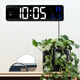 Hanse LED Desktop Uhr Wohnzimmer Deskuhr Multifunktion elektronischer digitaler Weck