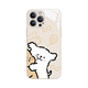 US Ten Cents (MSMF) Line Puppy Apple Phone Case Maltese Couple Cartoon Dog Cute Pair Liquid Glass Suitable for Men and Women Anti-fall Lens All-Inclusive Protective Case Glass Chinese Red White Puppy-ABL16961 iPhone13proMax