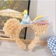 Pei Nanwei Cute Headband Cartoon Plush Headband Navy Hat Duffy Bear Headband Women's Sweet Playground Photo Hair Accessories Women Party Bear Headband 1