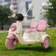 Hello Baby children's electric motorcycle children's motorcycle 3-6 years old children's electric car toy car can sit on a child's car standard princess pink | 6V4.5 battery + single drive