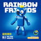 Строительные блоки Rainbow Friends Собранные радужные друзья Boy Boy Monster играют 757 зеленые 376 частиц