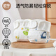 OUYUN Baby Gauze Diaper Pantalon Urine lavable UNINE NOUVEAU bébé intégré de poche fixe fixe Sous-vêtements anti-fuite anti-côté Fuise anti-côté [Antibactérienment à 7 niveaux] Spaceship de carottes 4 packs L Code 44x43cm (2-6 mois 10-18jin [Jin est égal à 0,5 kg]))