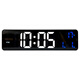 Hanse LED Desktop Uhr Wohnzimmer Deskuhr Multifunktion elektronischer digitaler Weck