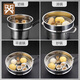 Golden Key stainless steel multi-purpose steamer steamer thickened steamer steamer household grate GK-ZT28-32