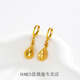 DOMEN Old Phoenix Gold Store Model Imitation Gold Earrings K Gold Plated Water Drop Earrings Imitation 999 Gold Earrings Fashionable Women's Earrings High Quality
