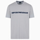 ARMANI/ARMANI EA Sticked Eagle Label Männer Mode mercerierte Baumwolle Kurzarm Runde Hals T-Shirt 6d1t98 1Jocz Grau 677 xs