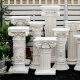 
Kezhitu custom-made Roman column ornaments flower stand wedding resin display table European side table retro decorative gypsum Roman 1047 Roman column - height 50.5cm