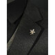 
T Apocalypse Century Gold Store Size Simple Maple Leaf Brooch Men's Versatile Suit Shirt Collar Pin Crystal Zirconium Leaf Part Small Maple Leaf Collar Pin