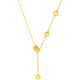 Saturday Fu 5G Craftsmanship Small Waist Gold Necklace Female Pendant Birthday Gift Price A0614732 About 3.61g