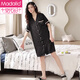 Modal nightgown for women in summer ice silk short sleeve thin women's home clothes pajamas sexy cool 2024 new summer style GLQ6210 M (160)
