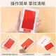 Haiyiduo baby no-wash ink pad hand and foot ink pad special ink ink for newborn baby baby birthday commemorative gift no-wash ink pad red large (2 cards)