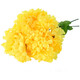 Tomb-Sweeping Day grave-sweeping flowers, fake flowers for visiting graves, memorial supplies, tombstone flowers, simulated chrysanthemums, plastic pull flower bouquets, missing chrysanthemum yellow + white 2 pieces