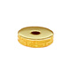 Tanjin 18K gold spacer accessories, pattern accessories, cultural toys bracelets, jade jewelry, diy gold accessories, gold spacers 4*1.6mm single 0.13-0.15g
